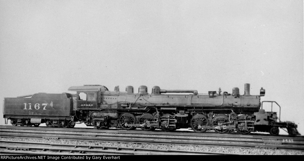 ATSF  2-6-6-2 #1167 - Atchison, Topeka & Santa fe